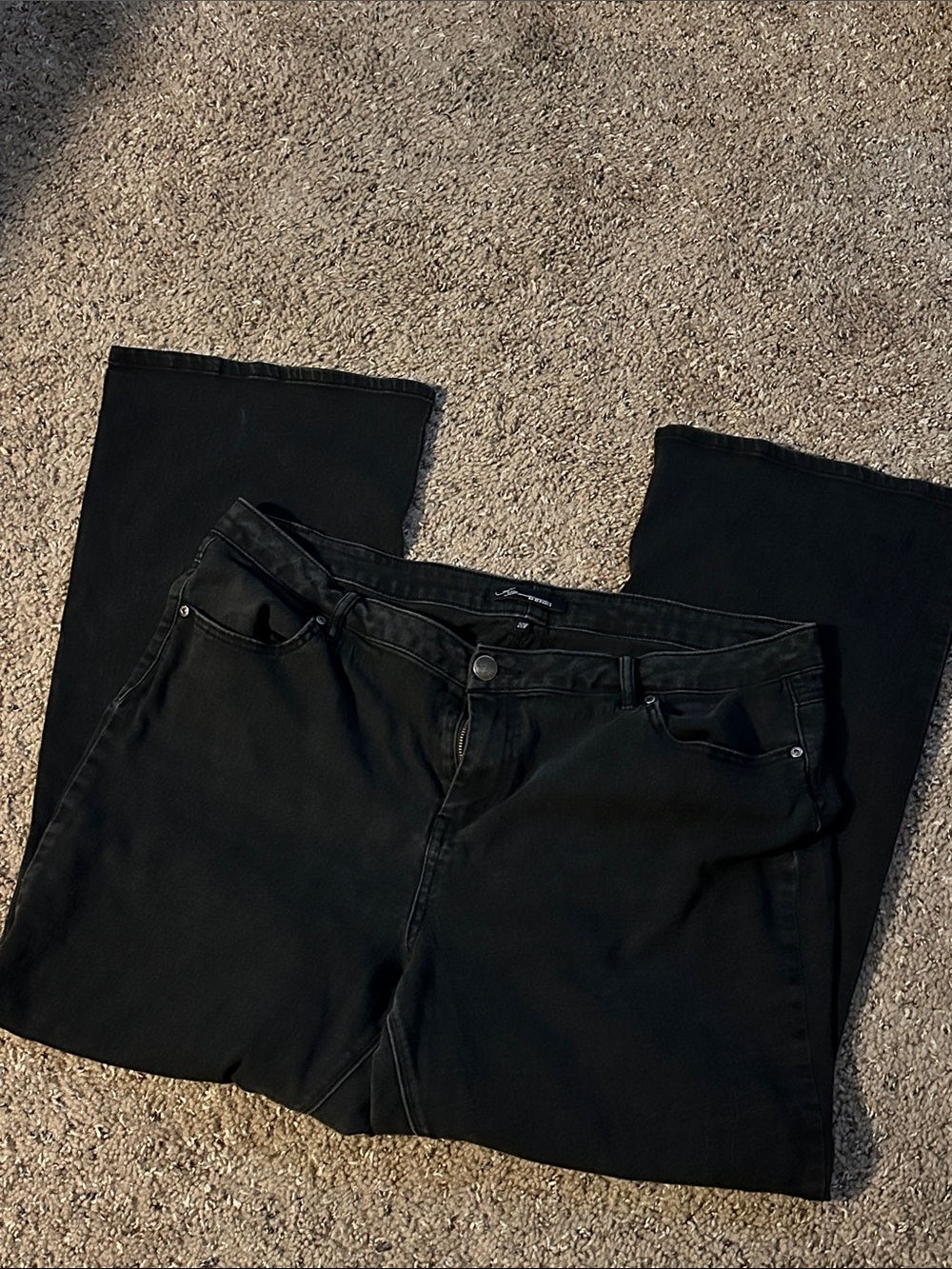 Black Bootcut Jeans